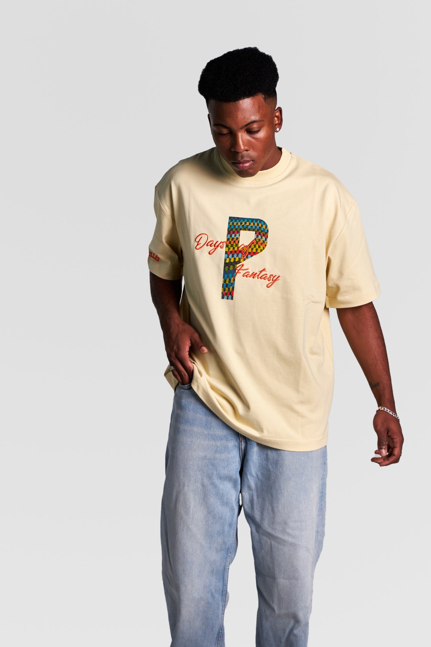 HEAVY "DOF" TEE "TUSCANA BEIGE"