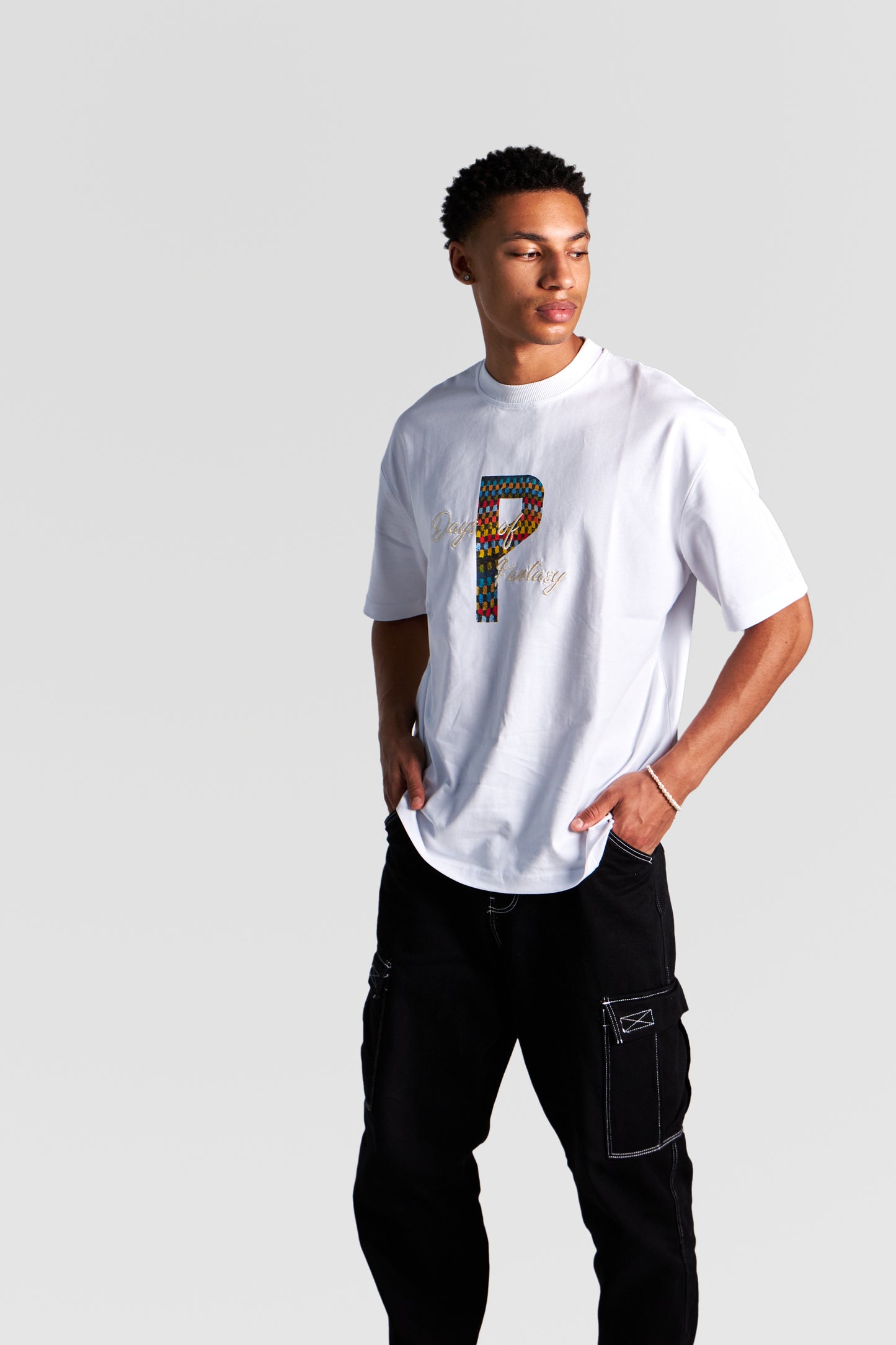 HEAVY "DOF" TEE "PEARL WHITE"