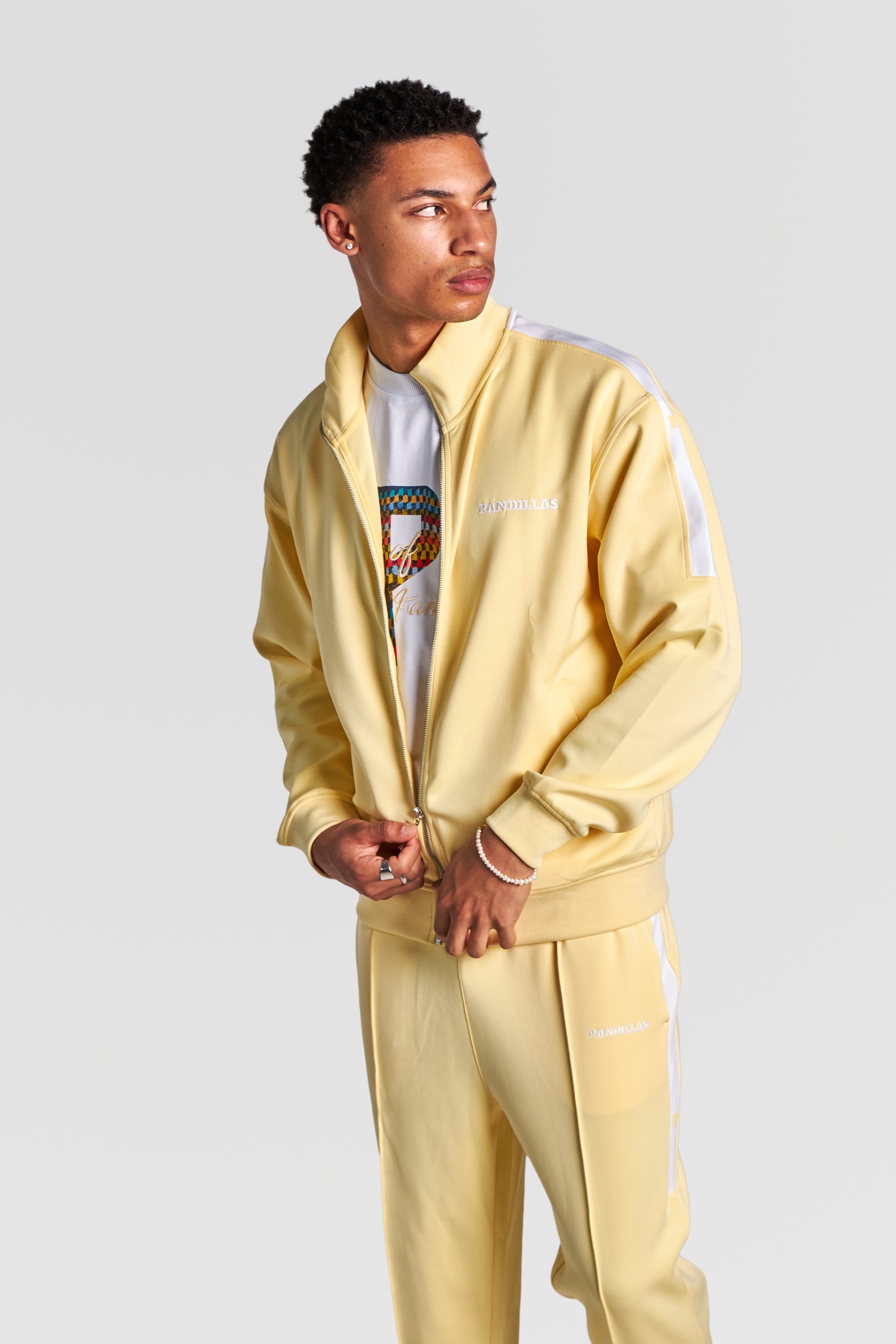 SPECIAL HEAVY TRACK ZIP JACKET "FRENCH VANILLA"