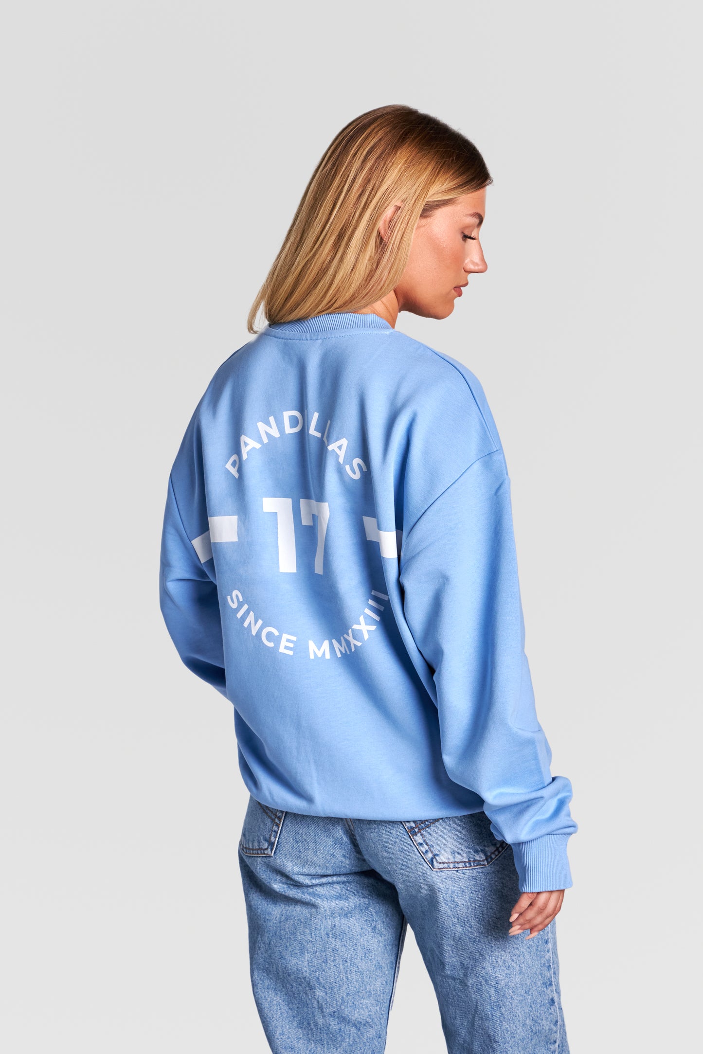 HEAVY "17" SWEATER "CAROLINA BLUE"